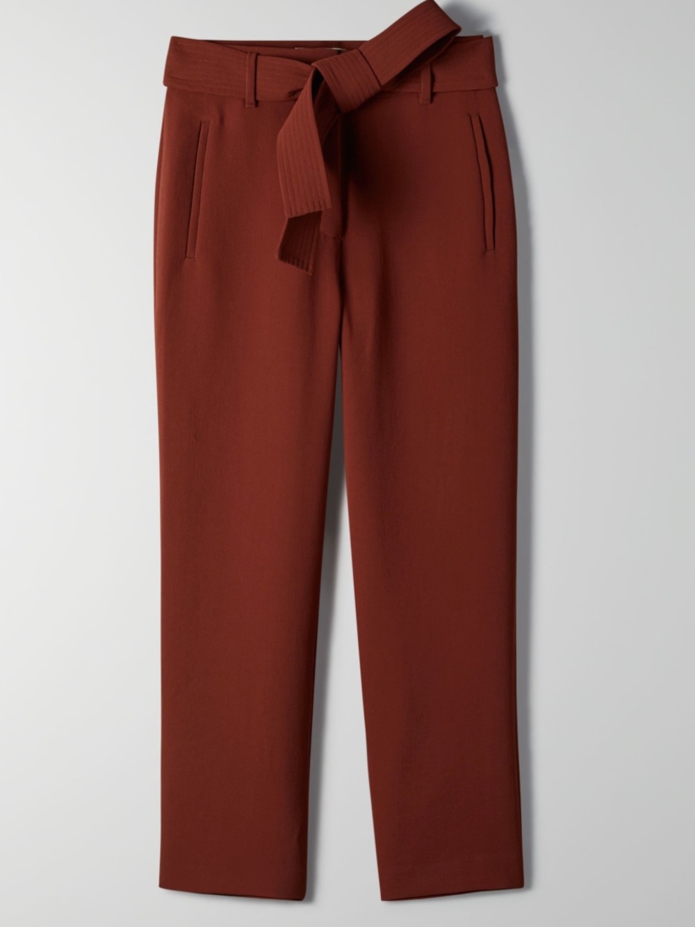 Aritzia Wilfred Tie Front Trousers